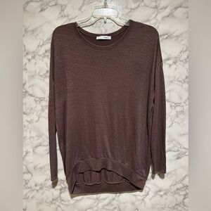 Aritzia Wilfred Free High Low Sweater